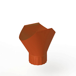 Воронка желоба оцинкованная накладная порошок ф220мм RAL 2001