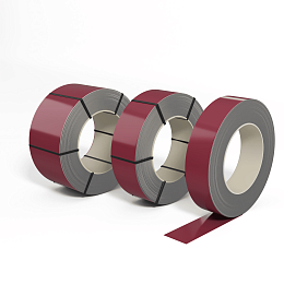 Лента оцинкованная (Штрипс) 0,6 мм (RAL 4002) с полимерным покрытием (полиэстер)