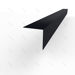 Планка угла внешнего RAL 5004 оцинкованная c порошковым покрытием 0,45мм