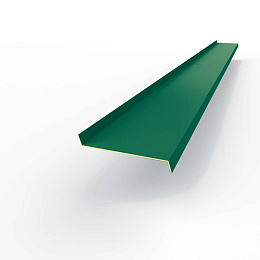 Отлив 0,45мм RAL 6036 оконный оцинкованный c порошковым покрытием