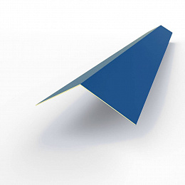 Конек кровельный 0,45 мм RAL 5005 оцинкованный, c полимерным покрытием