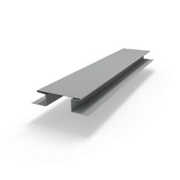 Н профиль (RAL 9006) оцинкованный с порошковым покрытием 0,45 мм