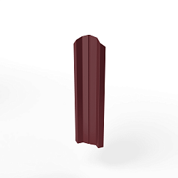 Штакетник оцинкованный с полимерным покрытием М-образный фигурный 0,4х100мм RAL 3005