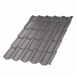 Металлочерепица МП Трамонтана-S (VALORI-20-Grey-0,5)