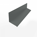 Планка примыкания к стене верхняя для фасада 0,45 мм (RAL 7005) оцинкованная, с порошковым покрытием