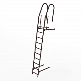 Лестница фасадная 2000мм холоднокатанная сталь с порошковым покрытием RAL 8017