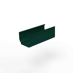 Желоб прямоугольный водосточный полиэстер Grand Line Vortex 3000мм RAL 6005