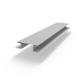 Н профиль соединительный (RAL 7047) оцинкованный с порошковым покрытием 0,45 мм