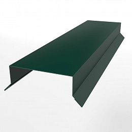 Парапет RAL 6005 полиэстер 0.45мм плоский