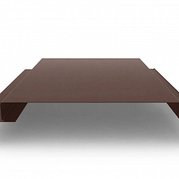 Линеарная панель оцинкованная с полимерным покрытием О-Г-24хС/20 0,7х347мм RAL 8017