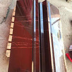 Планка ветровая 0,45 мм (RAL 6002) простая, с порошковым покрытием