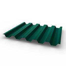 Профнастил НС35 - 0,7 - RAL 6036 оцинкованный, с полимерным покрытием (Полиэстер)
