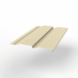 Металлосайдинг Корабельная доска оцинкованный с полимерным покрытием 0,45x265мм  RAL 1018