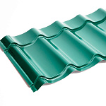 Металлочерепица Монтеррей классик оцинкованная с полимерным покрытием 0.45x1180мм  RAL 6002