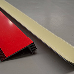 Угол внутренний RAL 1015 оцинкованный с порошковым покрытием  0,45 мм