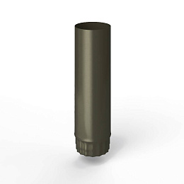 Труба водосточная оцинкованная порошок ф110х1250мм RAL 6014