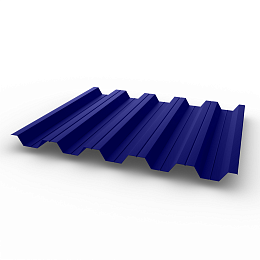 Профнастил НС35 0,4 RAL 5002 оцинкованный, с полимерным покрытием (Полиэстер)