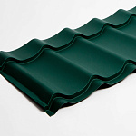 Металлочерепица Монтеррей классик оцинкованная с полимерным покрытием 0.45x1180мм  RAL 6002