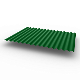 Профнастил С15 (RAL 6001) Полиэстер 0,7х1180мм