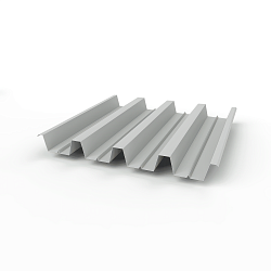 Профнастил Н60 (RAL 7047) 0,5х845мм оцинкованный, с полимерным покрытием (Полиэстер)