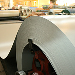 Рулон оцинкованный 0,45х1250мм (RAL 9003) с полимерным покрытием (полиэстер)