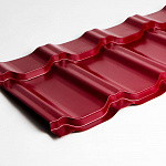 Металлочерепица Kvinta plus оцинкованная с полимерным покрытием 0,45х1210мм RAL 3005