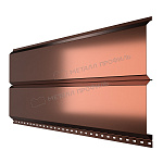 Сайдинг МЕТАЛЛ ПРОФИЛЬ Lбрус-XL-Н-14х335 (PURMAN-20-Argillite-0.5)