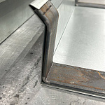 Костыль Г-образный кровельный неокрашенный 20х4мм размер 200х400мм