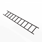 Лестница кровельная 3000мм холоднокатанная сталь с порошковым покрытием RAL 8019