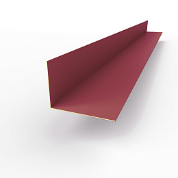 Планка угла внутренняя RAL 4002 оцинкованная c порошковым покрытием 0,45мм