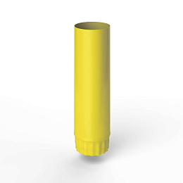 Труба водосточная оцинкованная порошок ф180х1250мм RAL 1018