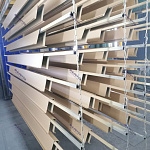 Прямоугольная ламель оцинкованная 0.7мм RAL 1001