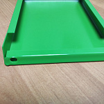 Карнизная планка RAL 6038 оцинкованная c порошковым покрытием 0,45мм