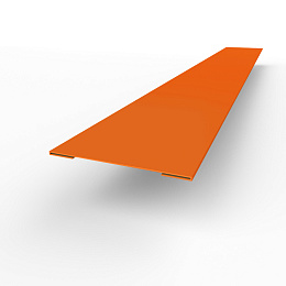 Планка стыковочная RAL 2004 оцинкованная c порошковым покрытием 0,45 мм