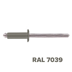 Заклепка 3.2x10 (RAL 7039) A2/A2 вытяжная