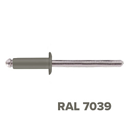 Заклепка 3.2x10 (RAL 7039) A2/A2 вытяжная