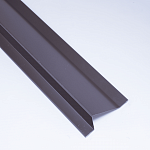 Торцевая планка (RAL 6002) оцинкованная, с порошковым покрытием 0,45 мм (ширина менее 625 мм)