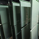 Фасадная металлокассета закрытого типа оцинкованная с порошковым покрытием 0,7x480х475мм RAL 6021 Бледно-зелёный