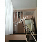 Лестница металлическая Fakro LSF Огнестойкая складная, ножничная 90*70см 300см