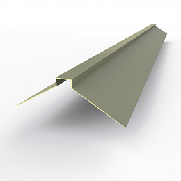 Конек фигурный 0,45 мм RAL 7023 оцинкованный, с порошковым покрытием