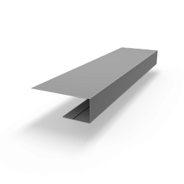 j планка RAL 9022 оцинкованная c порошковым покрытием 0,45мм