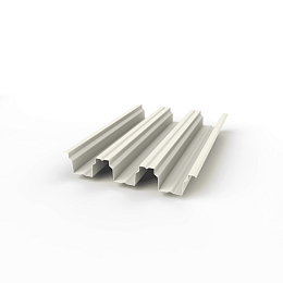 Профнастил Н114 - 1х646мм (RAL 9001) оцинкованный, с полимерным покрытием (полиэстер)