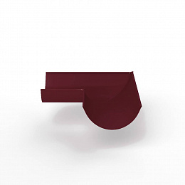 Угол 90 градусов водосточного желоба оцинкованный порошок ф150х400х400мм RAL 3005