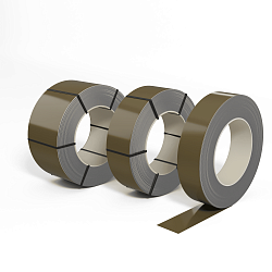 Лента оцинкованная (Штрипс) 0,4 мм (RAL 7008) с полимерным покрытием (полиэстер)