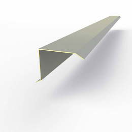 Планка ветровая 0,45 мм (RAL 7004) фронтонная, с полимерным покрытием