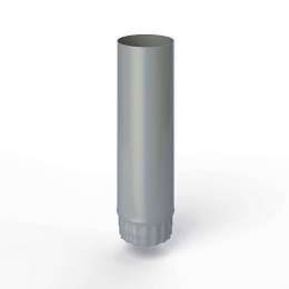 Труба водосточная оцинкованная порошок ф90х1250мм RAL 7045