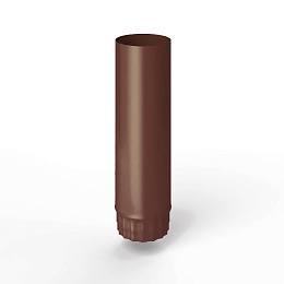 Труба водосточная оцинкованная порошок ф160х1250мм RAL 8015