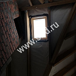 Окно мансардное дерево, лак ручка снизу Fakro FTS-V U2 (V22) Standart 78*118см