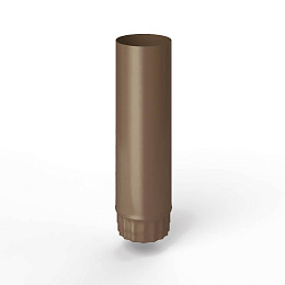 Труба водосточная оцинкованная порошок ф210х1250мм RAL 8025