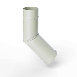 Колено водосточное оцинкованное порошок ф220мм RAL 9002